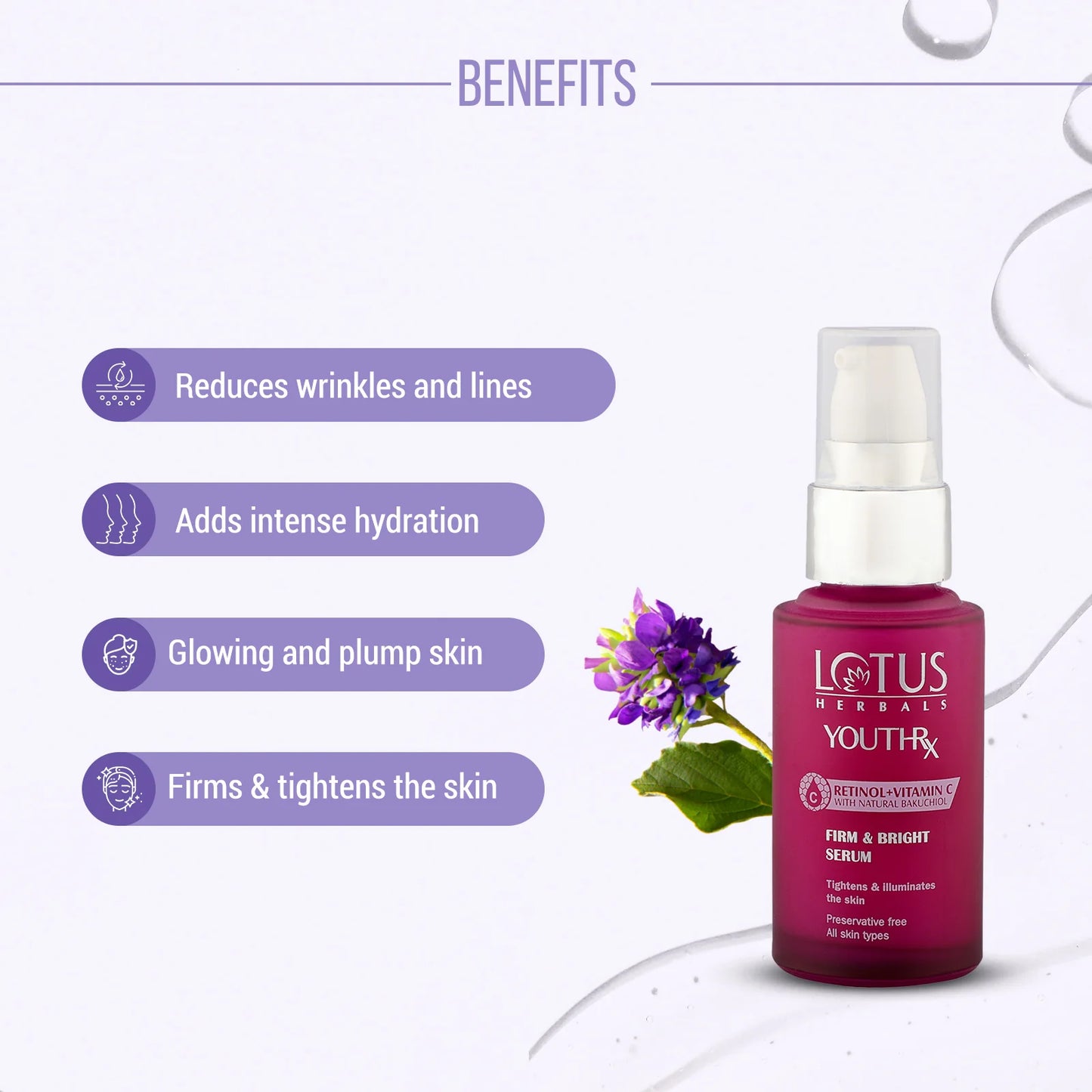 Lotus Herbals YouthRx Firm & Bright Face Serum