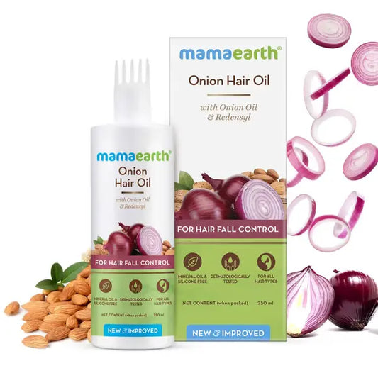 mamaearth onion hair oil