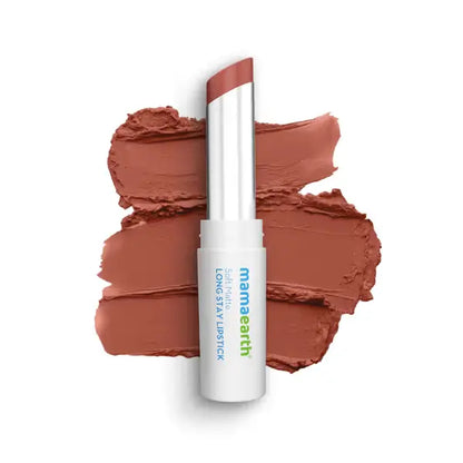 mamaearth soft matte long stay lipstick honey blush