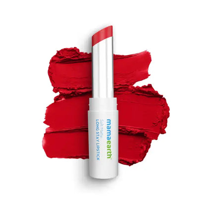 mamaearth soft matte long stay lipstick ruby red