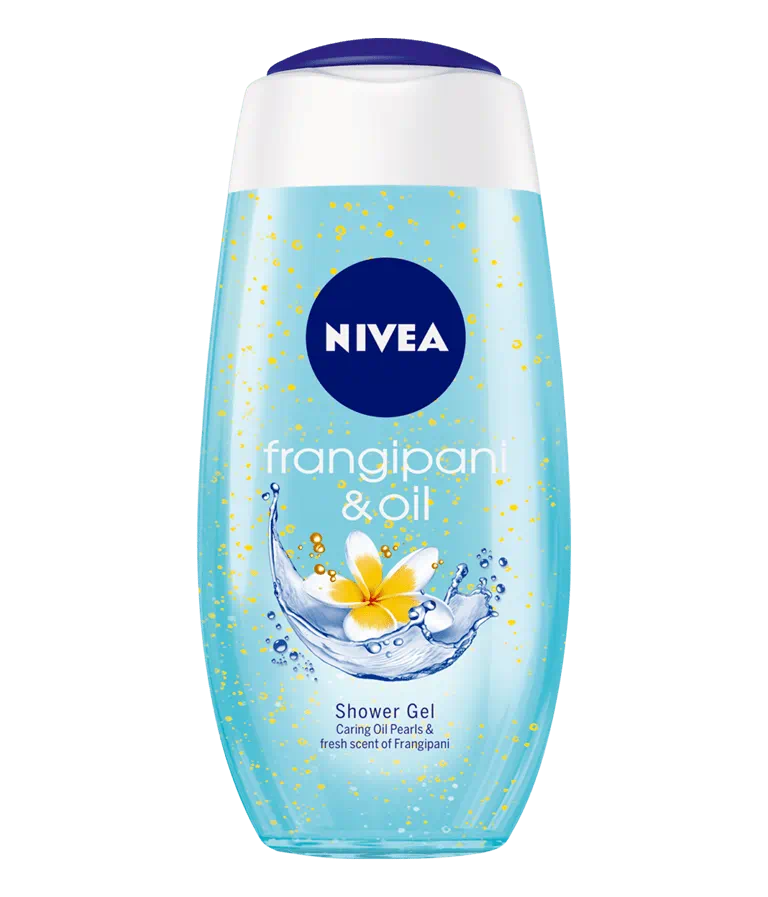 nivea frangipani and oil shower gel