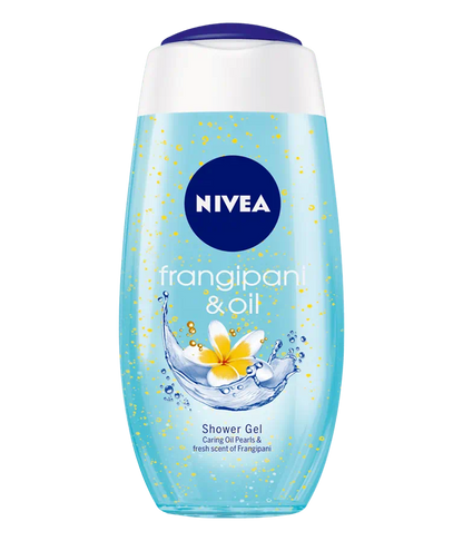 nivea frangipani and oil shower gel