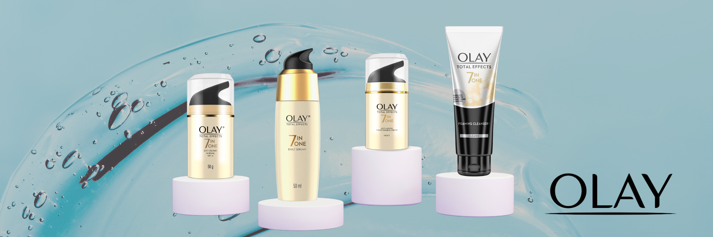 olay total effects routine nepal banner