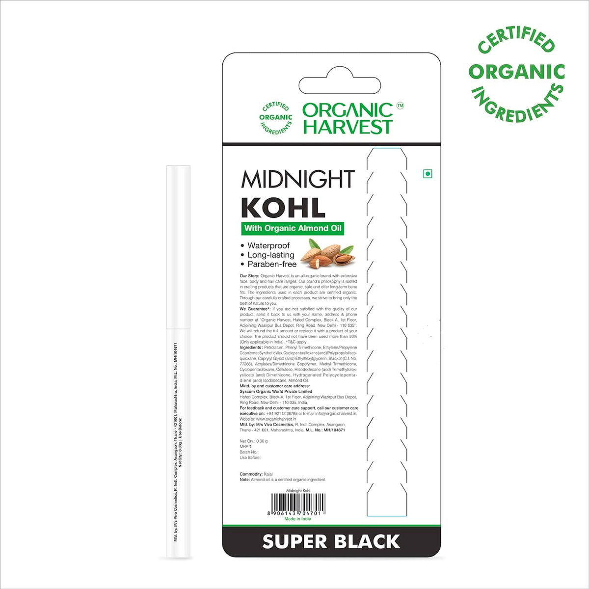 Organic Harvest Organic Midnight Kohl