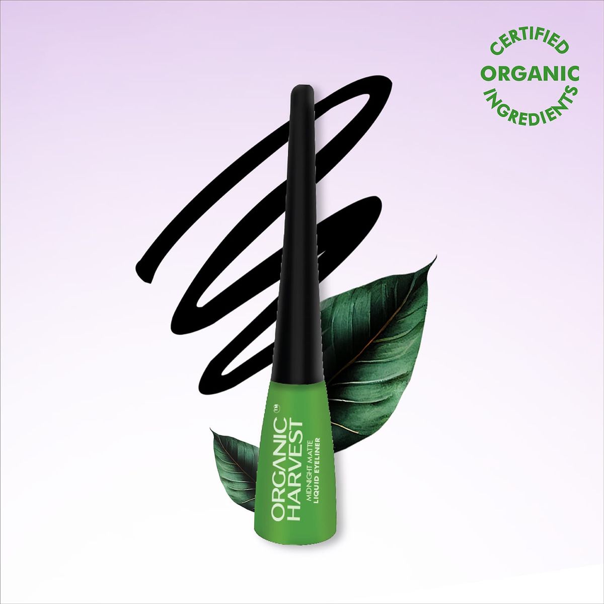 Organic Harvest Organic Midnight Matte Liquid Eyeliner