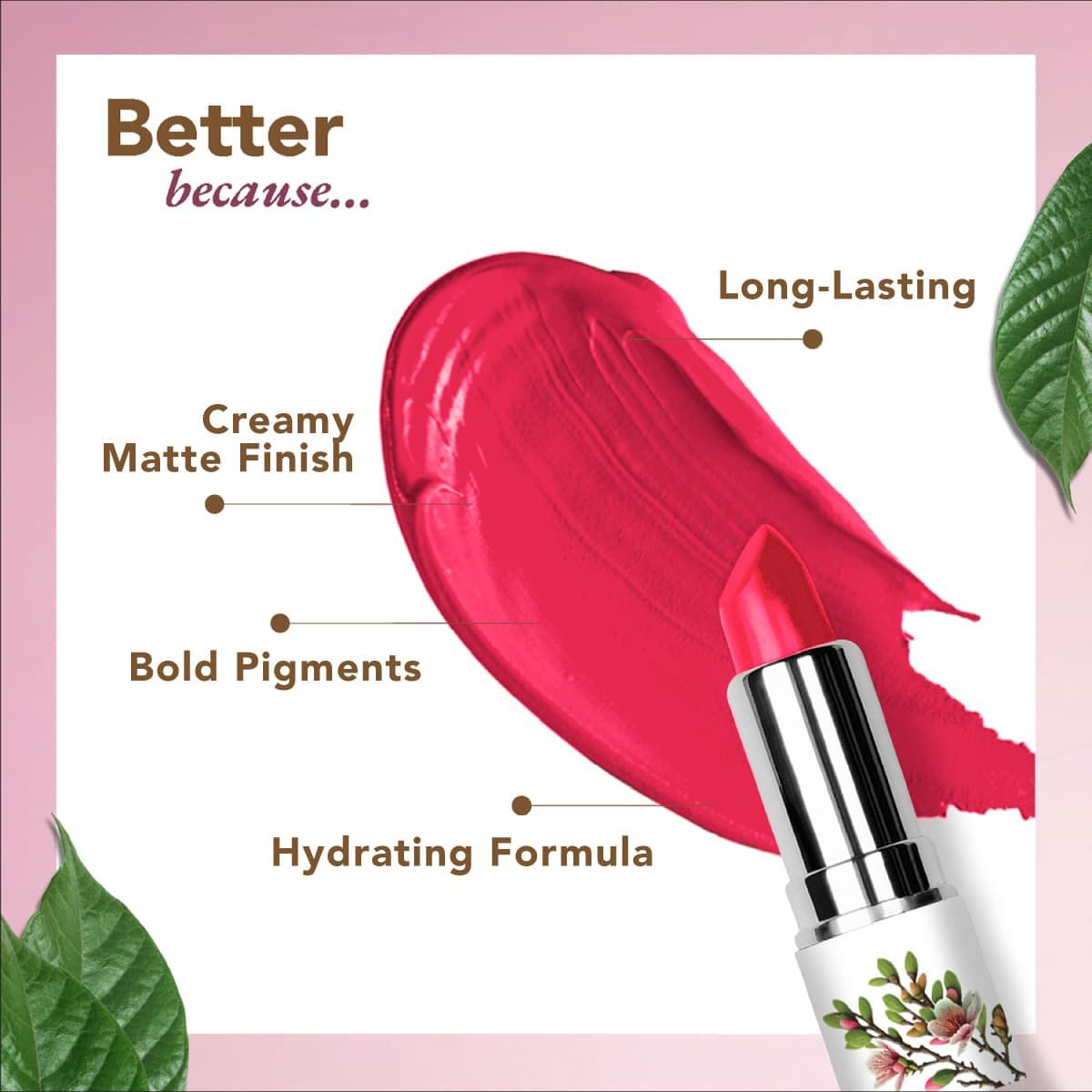 organic harvest organic moisture matte lipstick nepal beetroot red