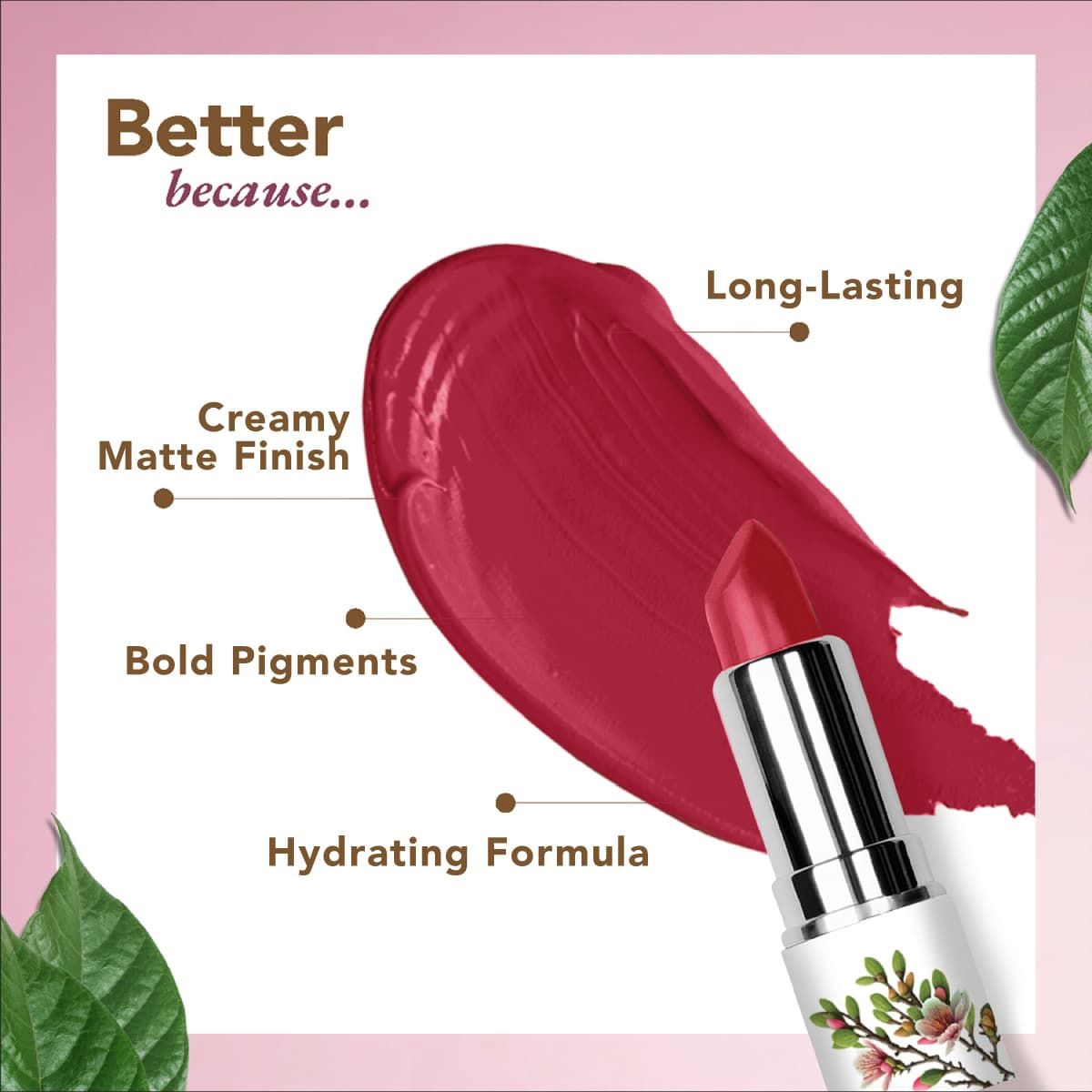 organic harvest organic moisture matte lipstick nepal maple nude