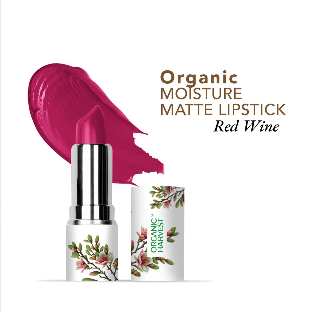 organic harvest organic moisture matte lipstick nepal red wine