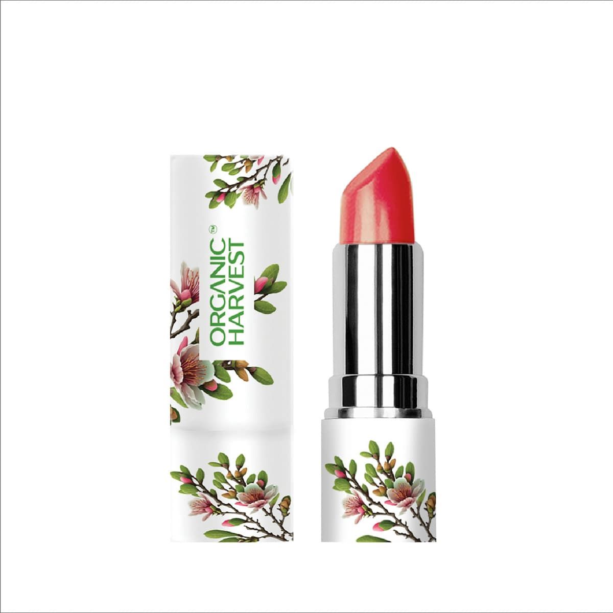 organic harvest organic moisture matte lipstick nepal warm apricot