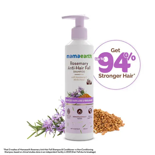 mamaearth rosemary anti hair fall shampoo