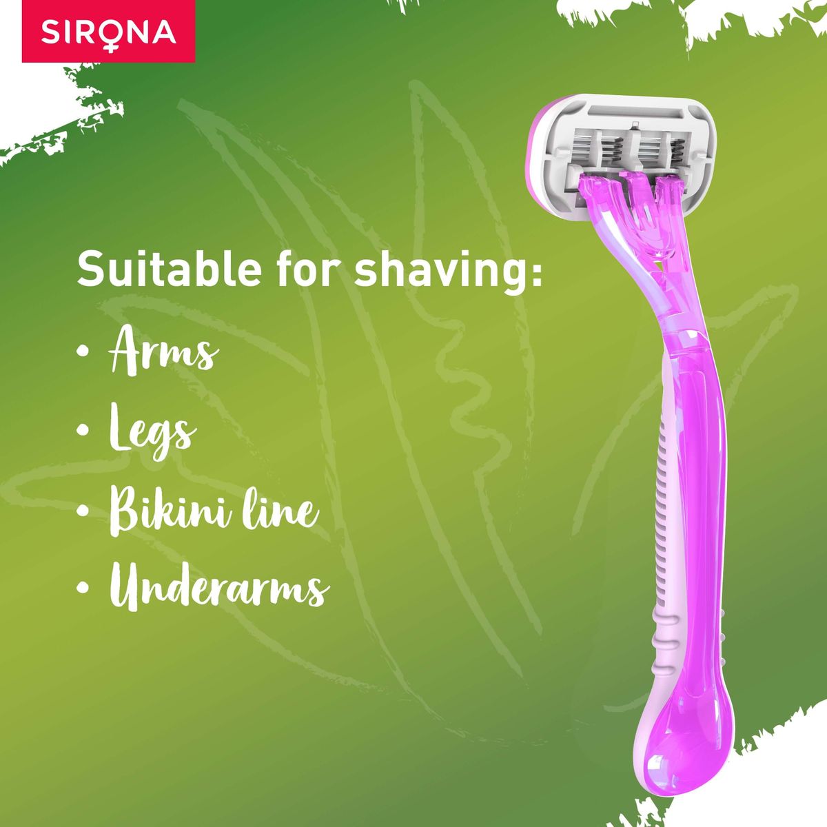 Sirona Aloe Boost 4 Blade Reusable Razor