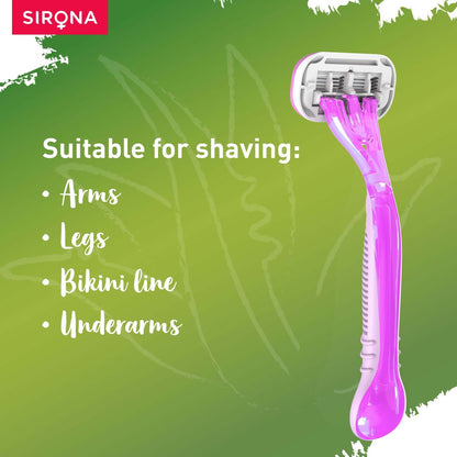 Sirona Aloe Boost 4 Blade Reusable Razor