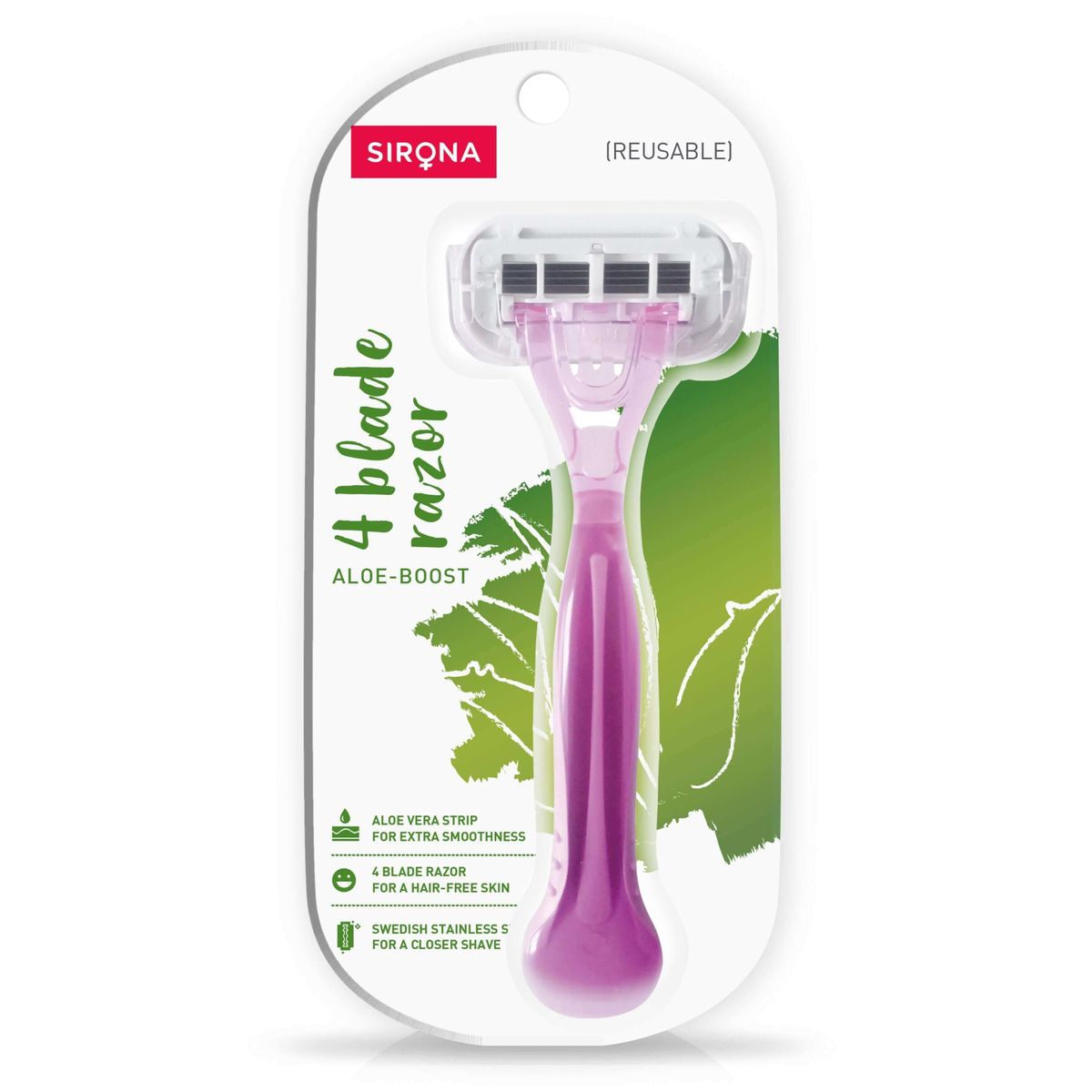 sirona aloe boost 4 blade reusable razor price in nepal