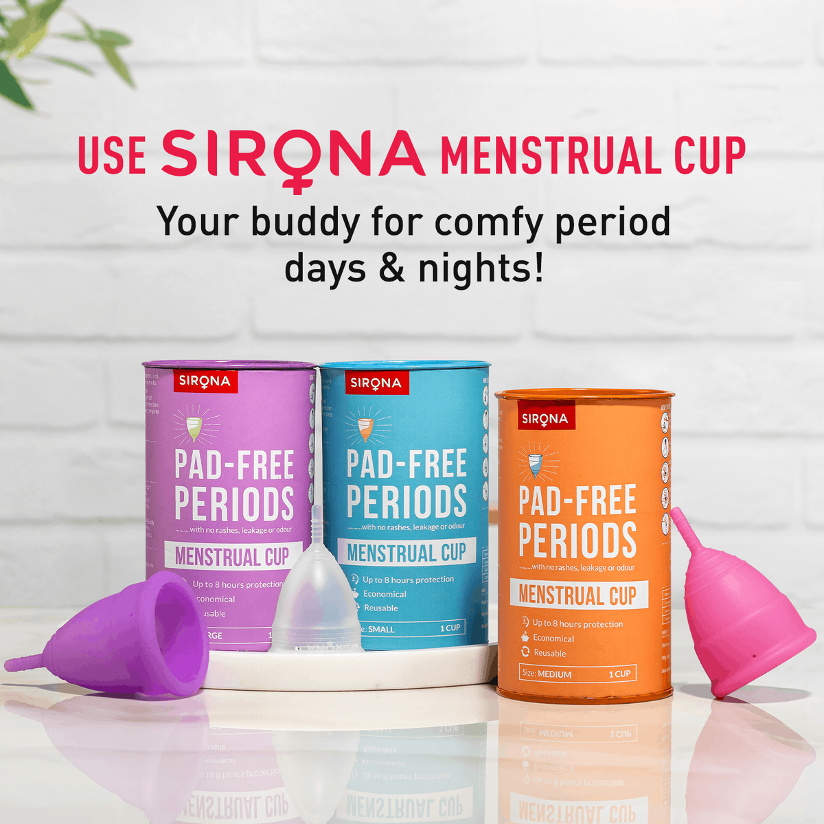 Sirona Reusable Menstrual Cup