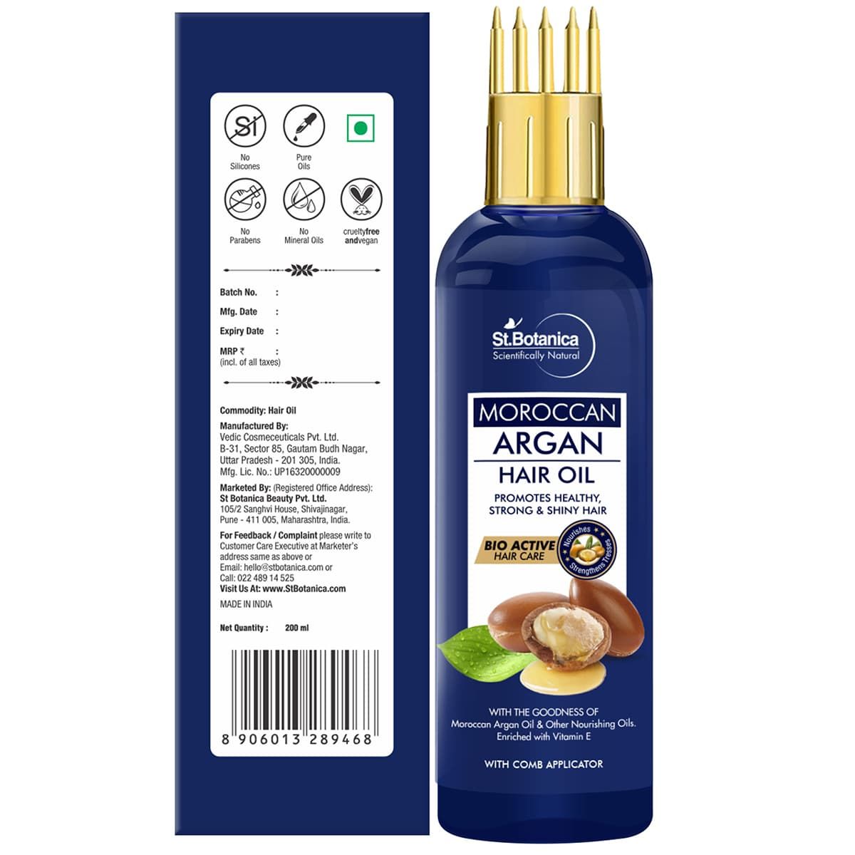 St.Botanica Moroccan Argan Hair Oil