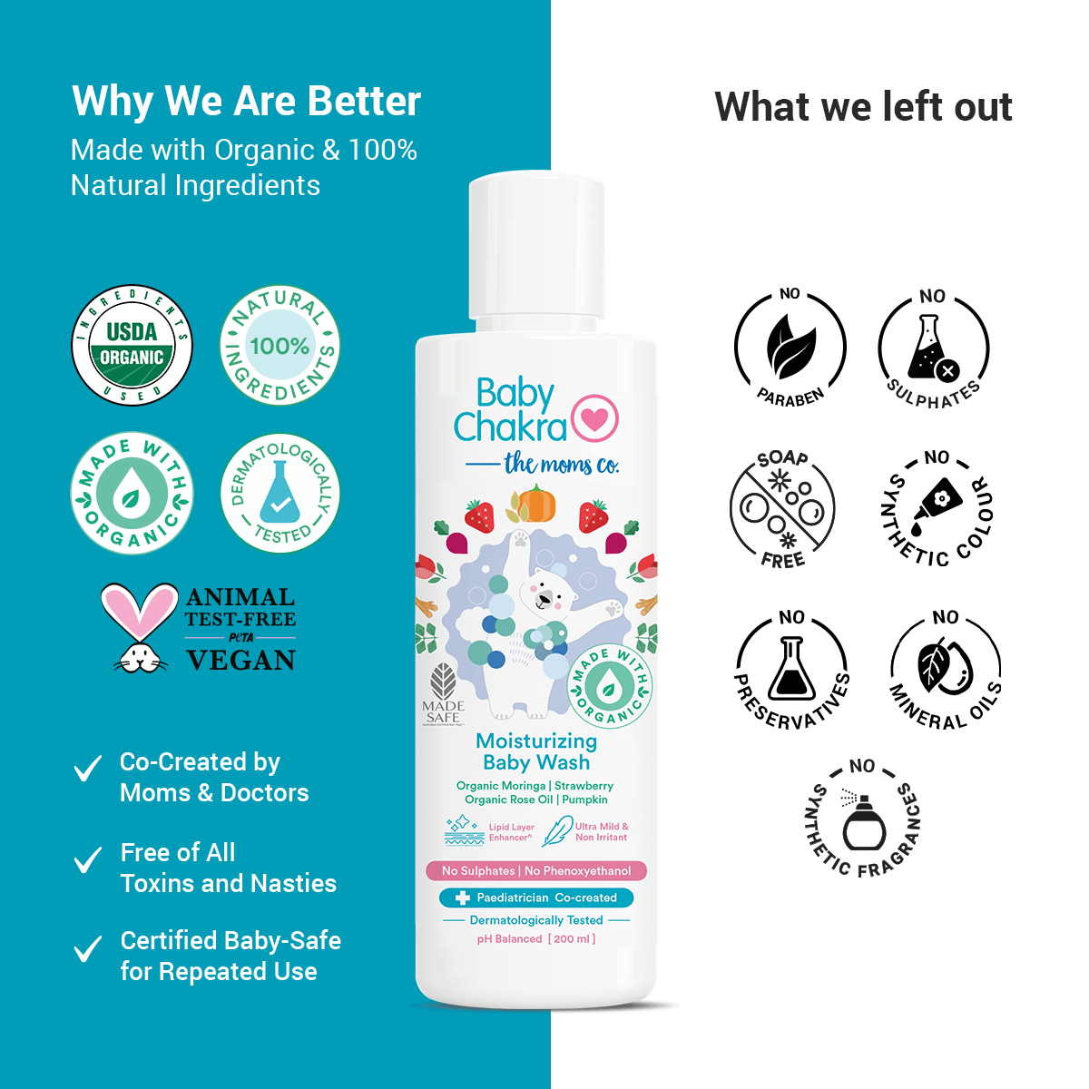 the moms co moisturizing baby wash nepal