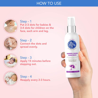 The Moms Co. Natural Baby Sunscreen with SPF 50+