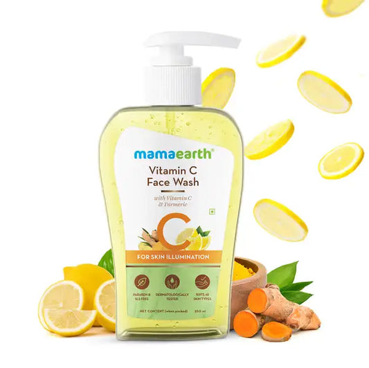 mamaearth vitamin c face wash