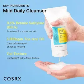 Cosrx Low pH Good Morning Gel Cleanser Ingredients Label